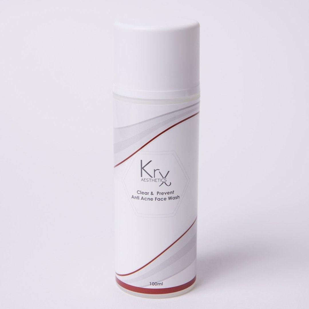 KrX clear + prevent anti acne facial wash