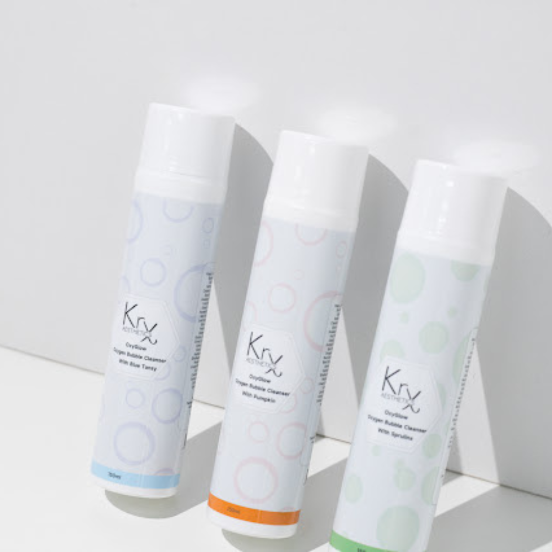 KrX OxyGlow Spirulina
Bubble Cleanser