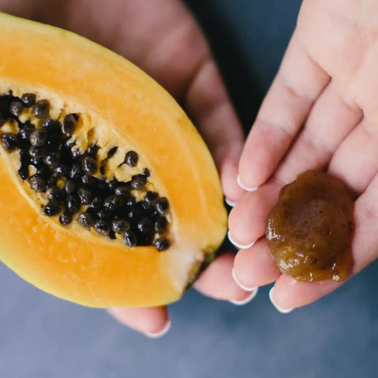 Papaya and Pumpkin Mask